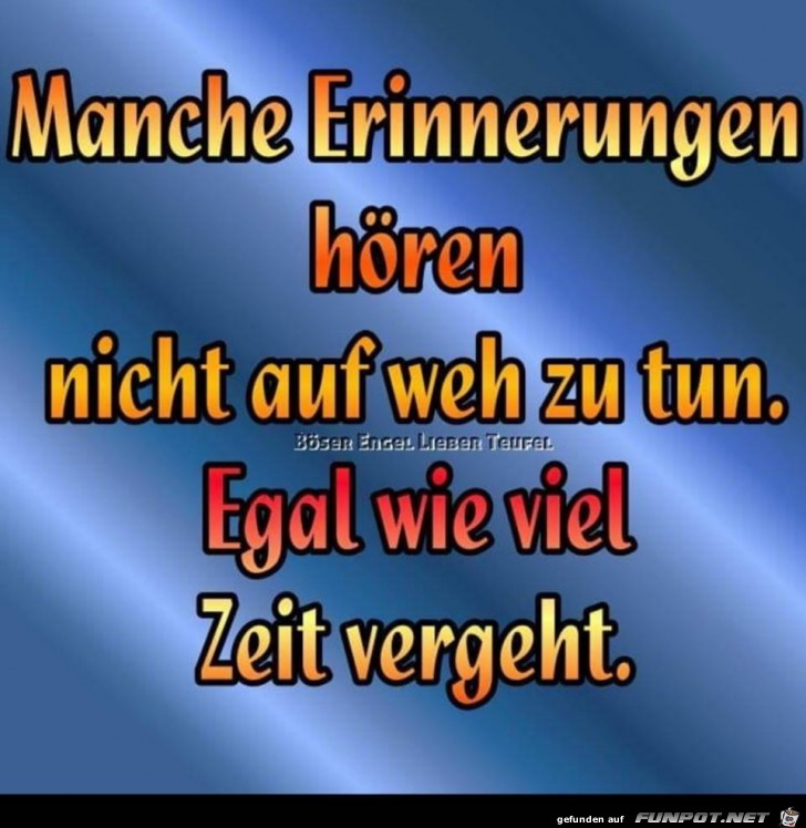 Manche Erinnerungen Manche Erinnerungen