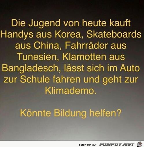 Die Jugend von heute Die Jugend von heute