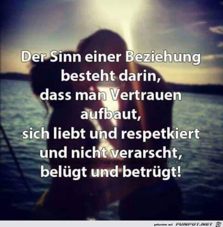 Der Sinn einer Beziehung Der Sinn einer Beziehung