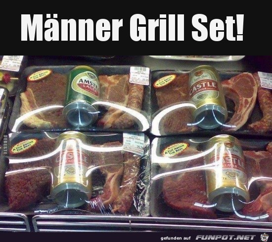 Grillset fr Mnner