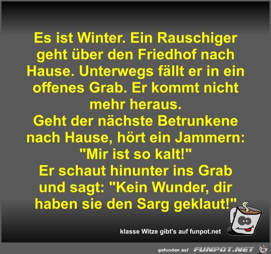 Es ist Winter Es ist Winter