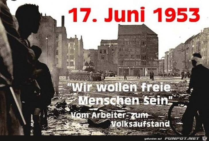 DDR Volksaufstand am 17.Juni 1953