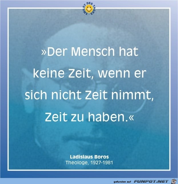 der mensch hat keine zeit