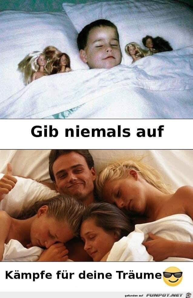 Gib niemals auf