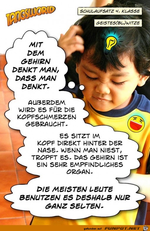 mit dem gehirn