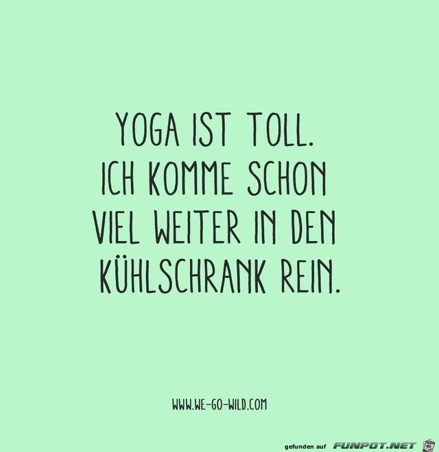 yoga ist toll