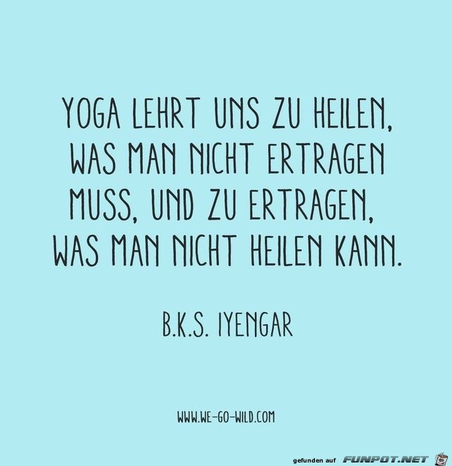 yoga lehrt uns zu heilen