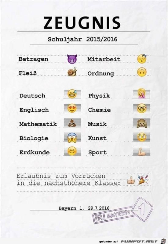 zeugnis zeugnis