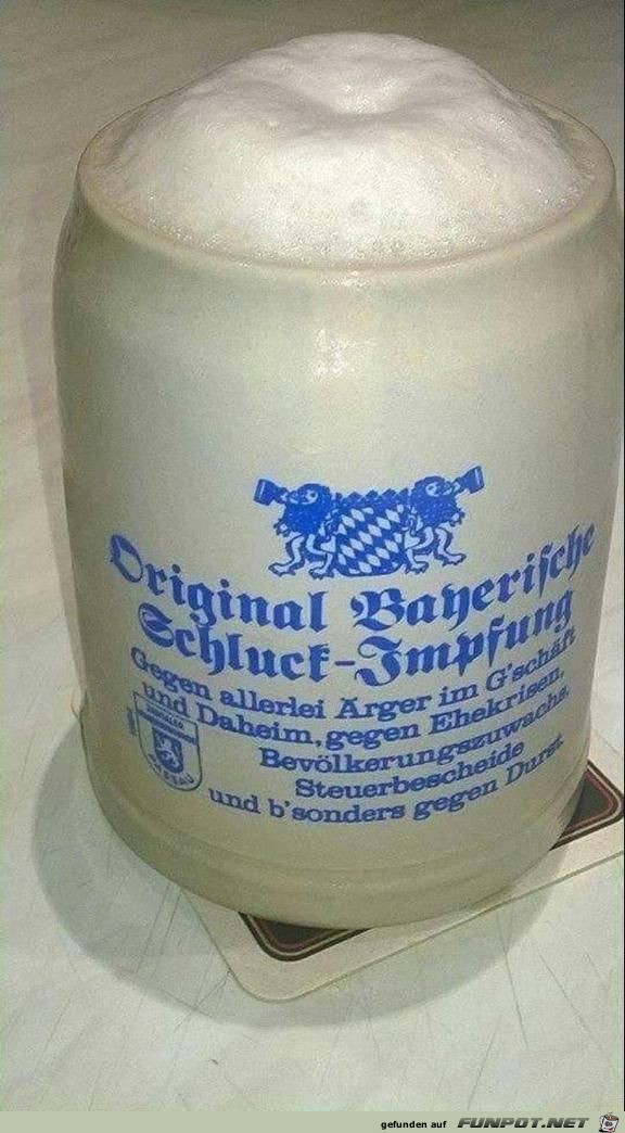 Bayerische Schluck-Impfung
