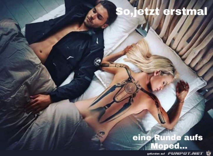 eine Runde aufs Moped eine Runde aufs Moped