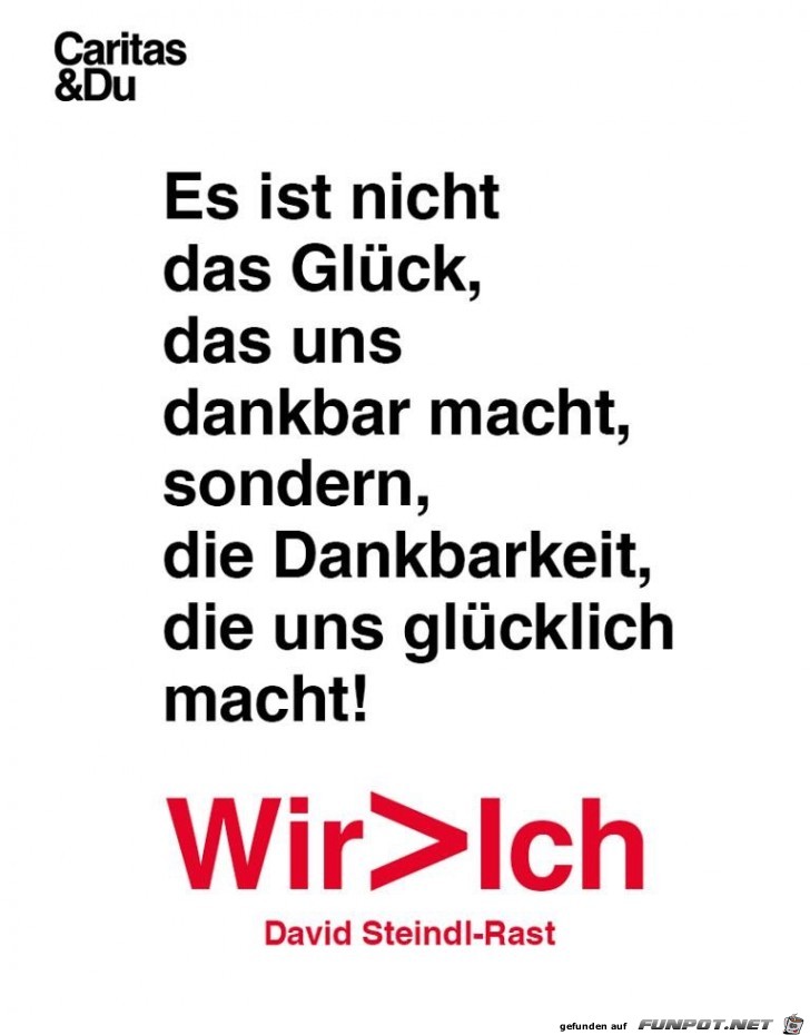 es ist nicht das Glueck