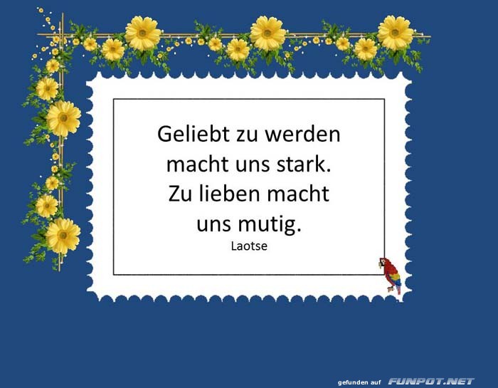 Geliebt zu werden