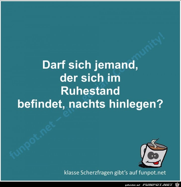 Scherzfrage Scherzfrage