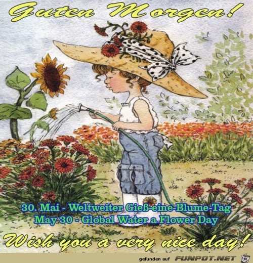 Gieß eine Blume Tag Gieß eine Blume Tag