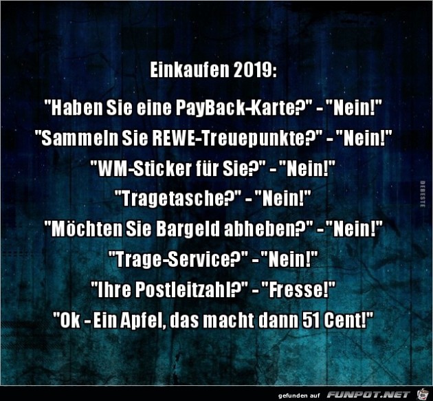 Einkaufen heute Einkaufen heute