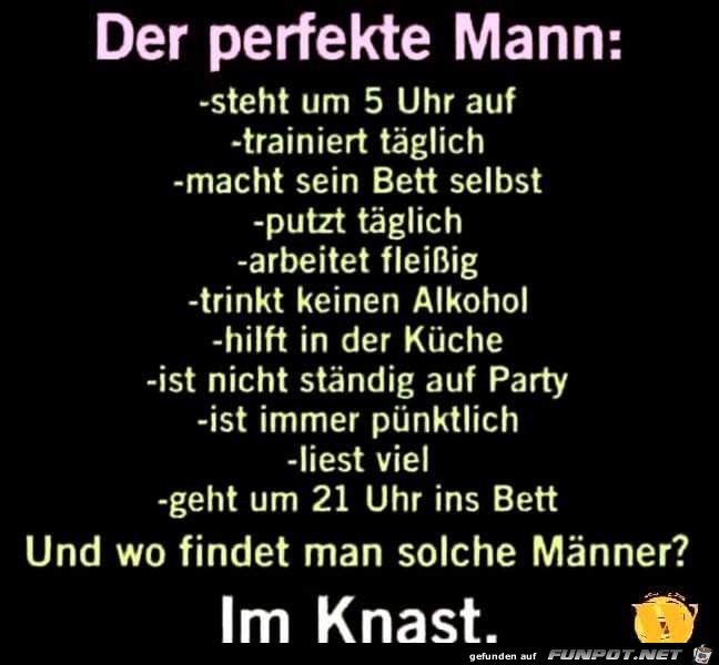 perfekter Mann perfekter Mann