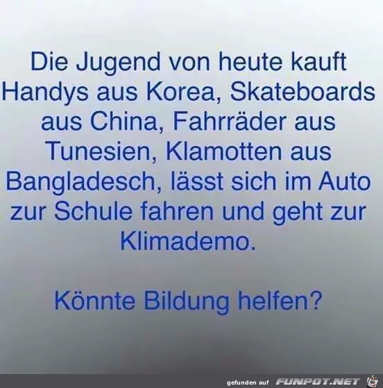 Fehlende Bildung Fehlende Bildung