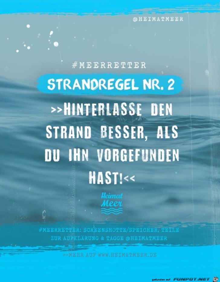 Strandregel Nr. 2