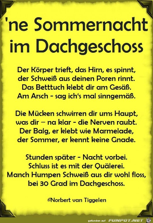 Ne Sommernacht im Dachgeschoss 2019 Ne Sommernacht im Dachgeschoss 2019