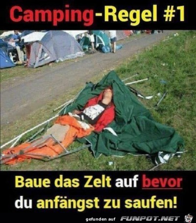 Camping-Regel