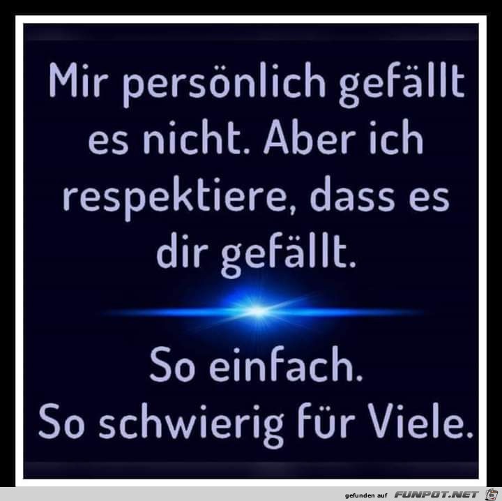 Respektieren Respektieren