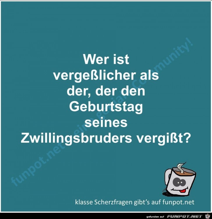 Scherzfrage Scherzfrage