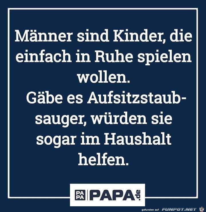 maenner sind kinder