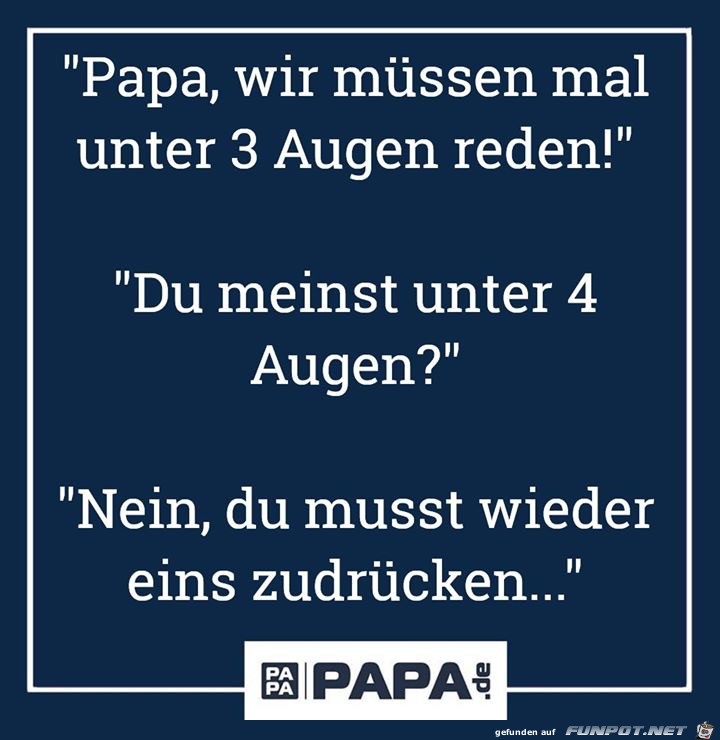 papa wir muessen mal