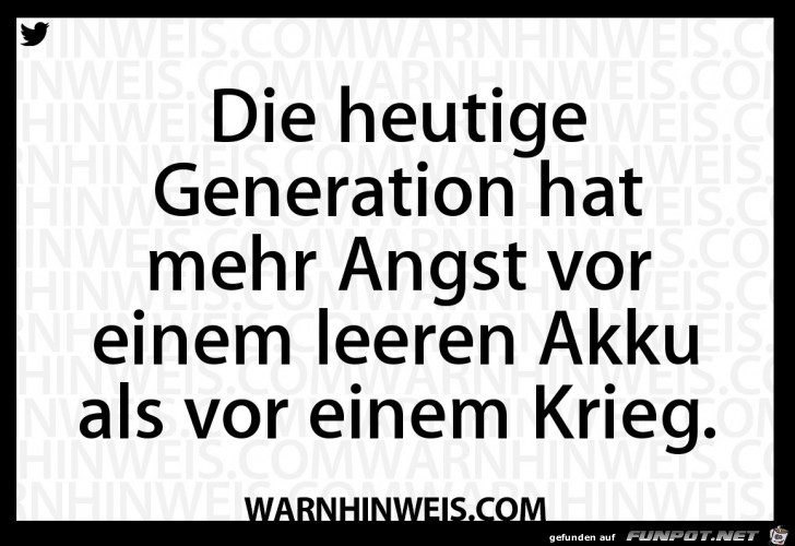Die heutige Generation Die heutige Generation