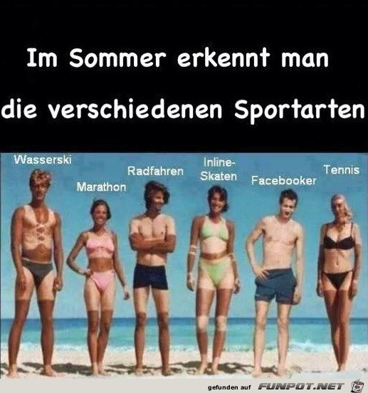 Sommer-Sportarten