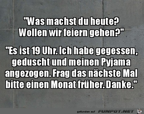Frag früher Frag früher