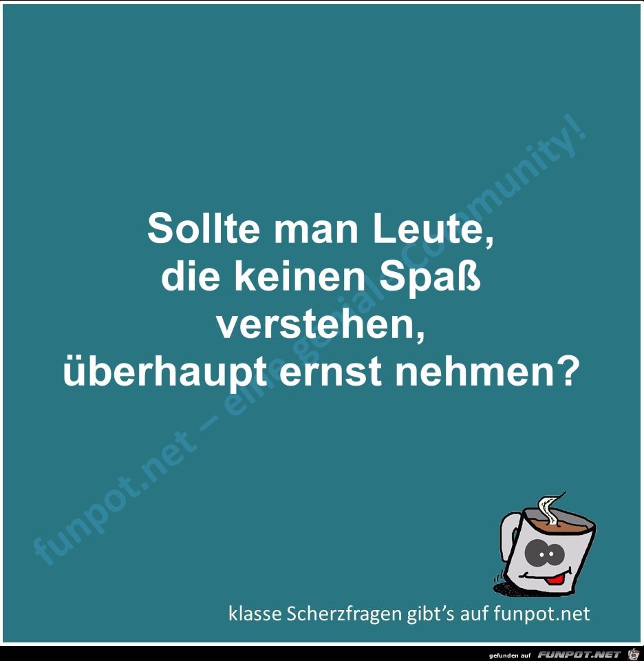 Scherzfrage Scherzfrage