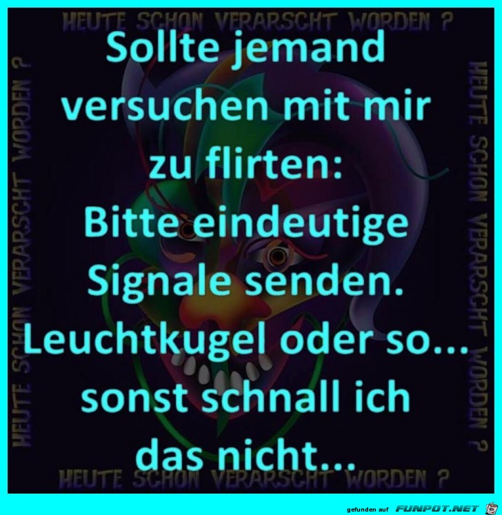 Flirtversuch Flirtversuch