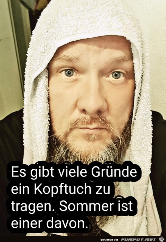 Kopftuch im Sommer Kopftuch im Sommer