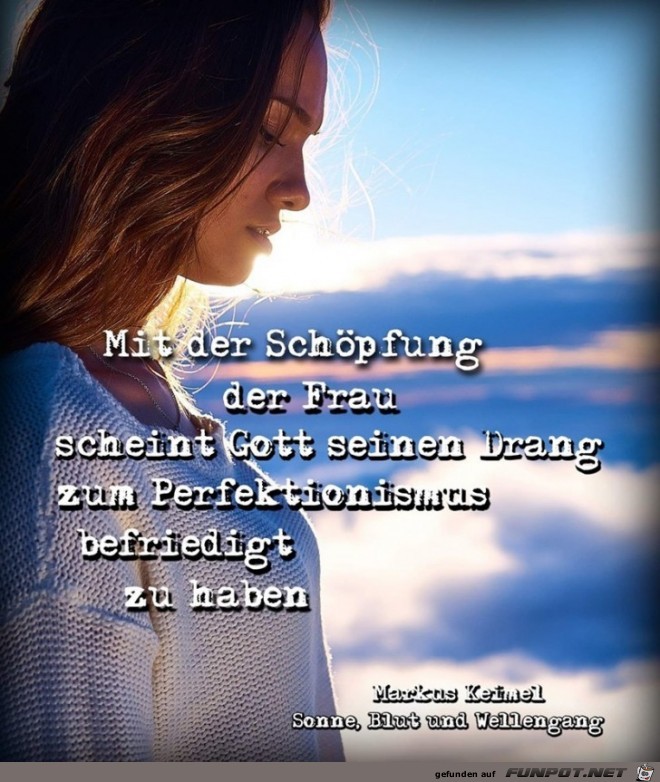 mit der Schoepfung der Frau mit der Schoepfung der Frau