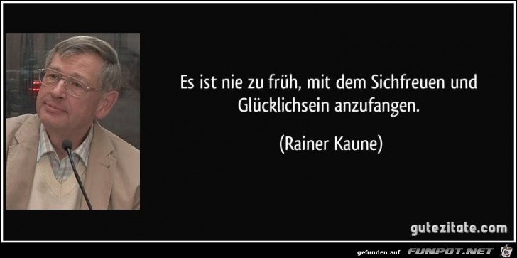 es ist nie zu frueh es ist nie zu frueh