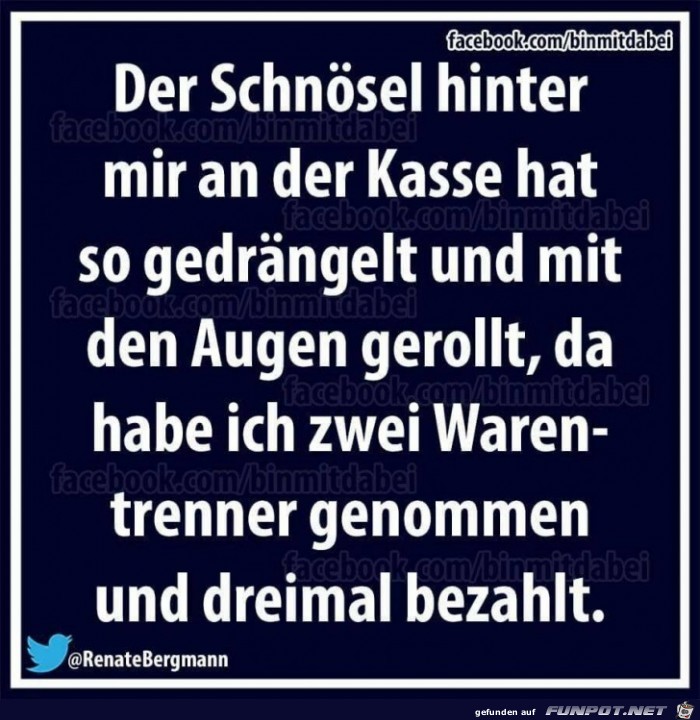 An der Kasse An der Kasse