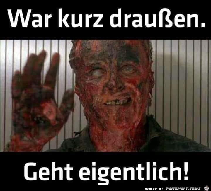 kurz draussen kurz draussen