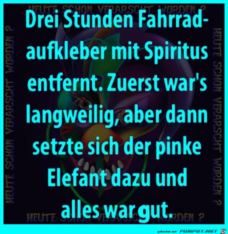 Aufkleber entfernen Aufkleber entfernen