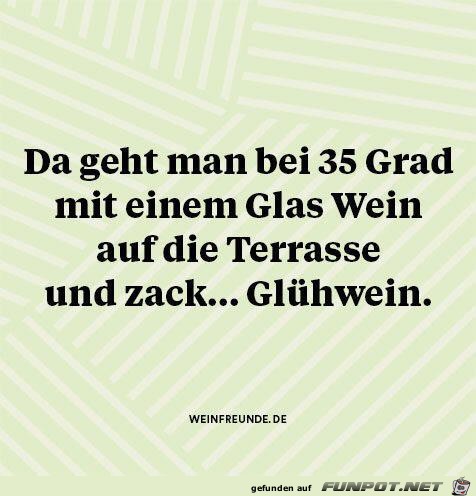 Es ist heiss draussen