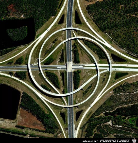 Autobahnkreuz in Ohio-USA Autobahnkreuz in Ohio-USA