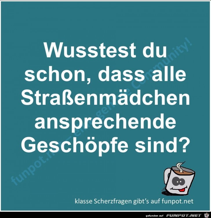 Scherzfrage Scherzfrage