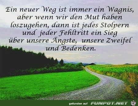 ein neuer weg ein neuer weg