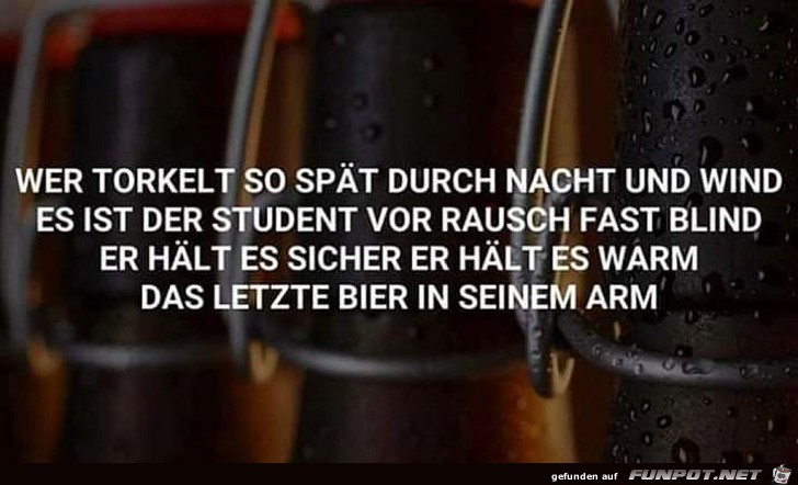 Das letzte Bier Das letzte Bier