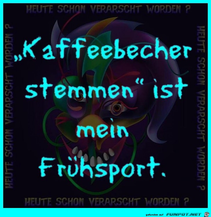 Mein Frhsport