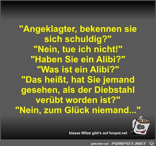 Angeklagter, bekennen sie sich schuldig? Angeklagter, bekennen sie sich schuldig?