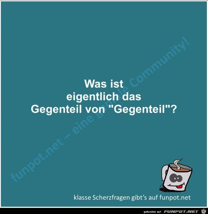 Scherzfrage Scherzfrage