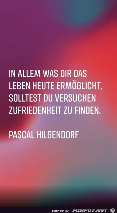 in allem was dir das leben