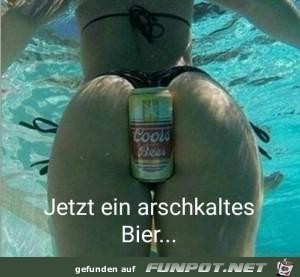 Arschkaltes Bier