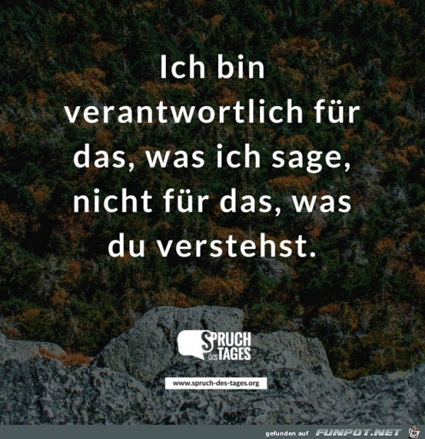 ich bin verantwortlich ich bin verantwortlich